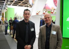 Chris van Duynhoven en Bas van den Boom van Boomkwekerij Botden en van Willegen waren ook afgereisd naar Berlijn.